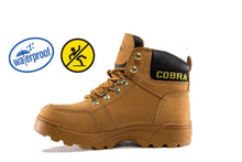 Load image into Gallery viewer, Cobra Men's Work Boot Genuine Waterproof Leather C707 Tan Goodyear Welt
