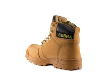 Load image into Gallery viewer, Cobra Men's Work Boot Genuine Waterproof Leather C707 Tan Goodyear Welt