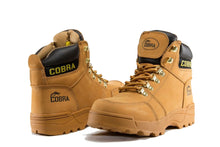 Load image into Gallery viewer, Cobra Men's Work Boot Genuine Waterproof Leather C707 Tan Goodyear Welt
