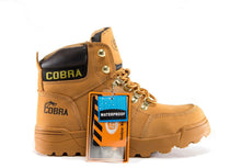 Load image into Gallery viewer, Cobra Men's Work Boot Genuine Waterproof Leather C707 Tan Goodyear Welt